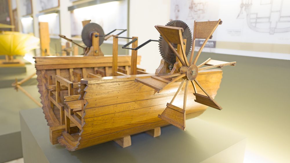 La galleria antovka ospiterà una mostra del leggendario motore da Vinci